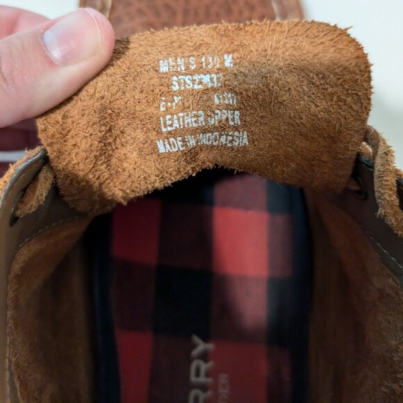 Sperry Original Boat Chukka Tumbled Leather Boots Tan Boots Size 13 main image 4
